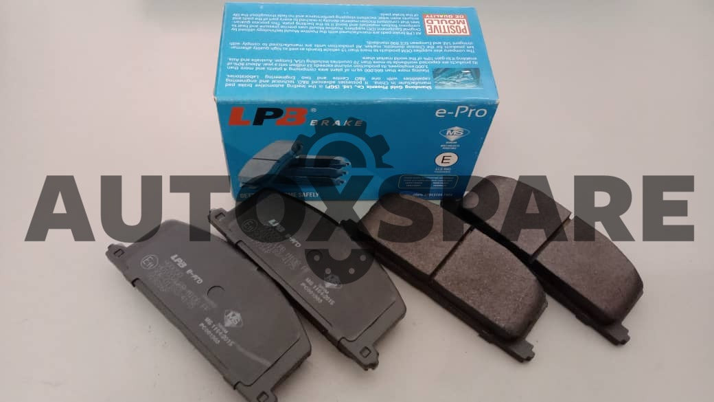 LPB BRAKE PAD TOYOTA COROLLA AE101