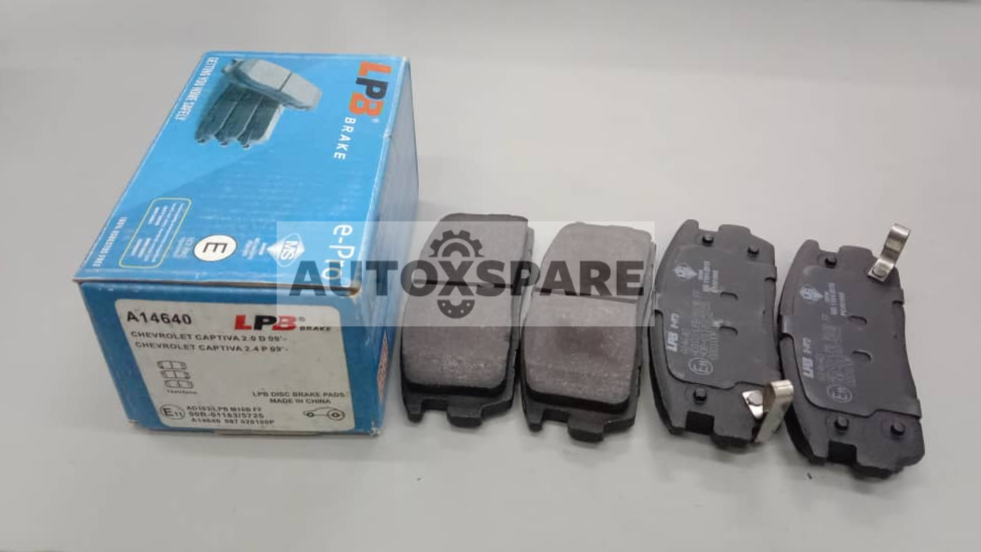 LPB BRAKE PAD CHEVROLET CAPTIVA