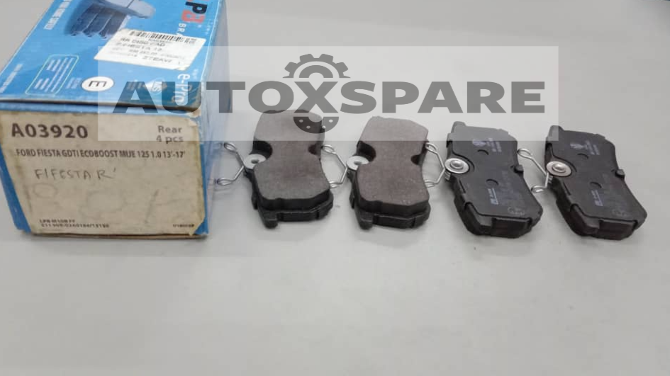 LPB BRAKE PAD FORD FIESTA VI ECOBOOST