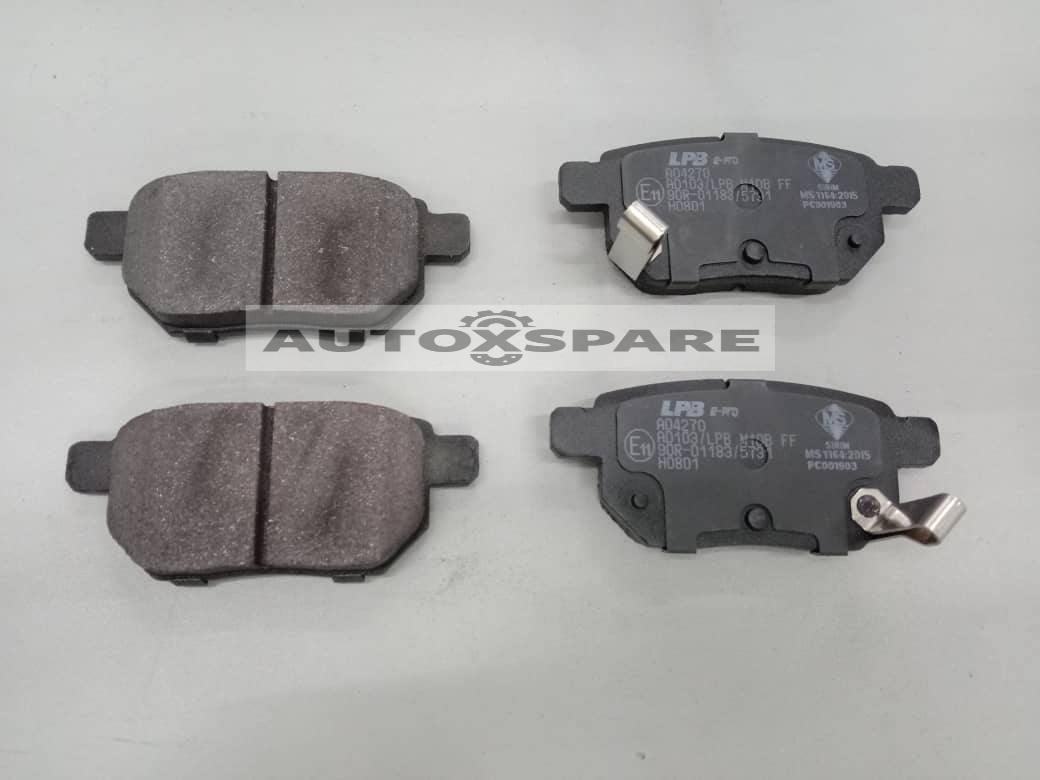 LPB BRAKE PAD TOYOTA VIOS NCP93