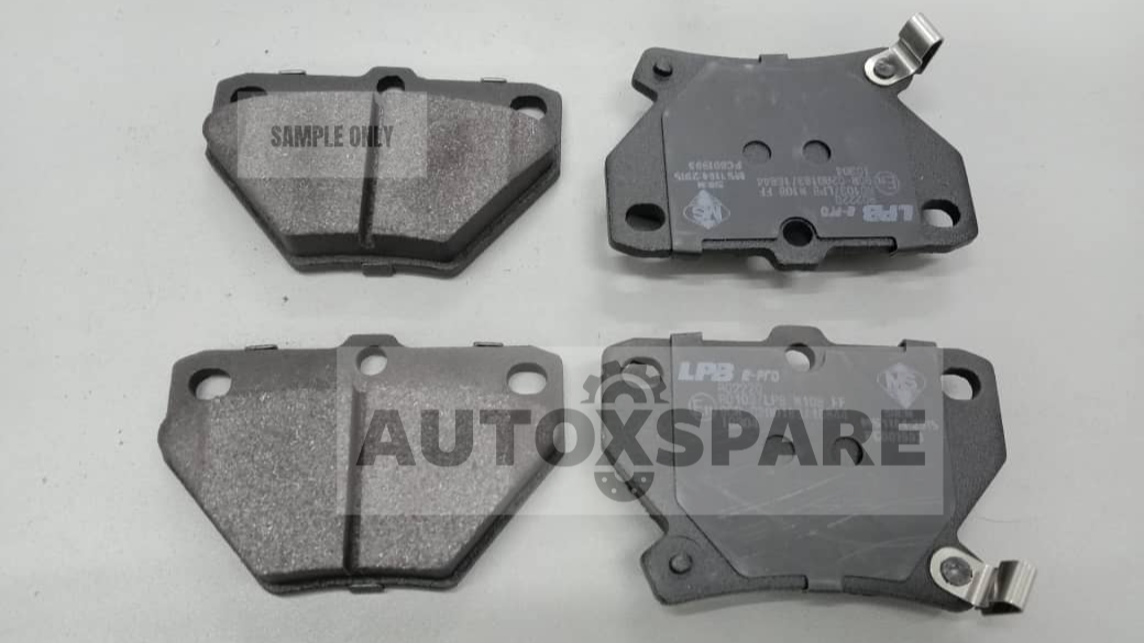LPB BRAKE PAD TOYOTA VIOS NCP42